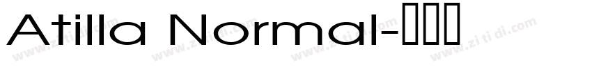 Atilla Normal字体转换